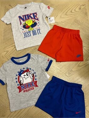 *BUNDLE* Boys Nike Short Sleeve Tops & Shorts Size 3T